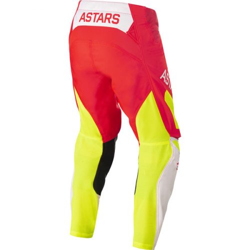 PANTALON CROSS ALPINESTAR TECHSTAR ROUGE/JAUNE – Image 2