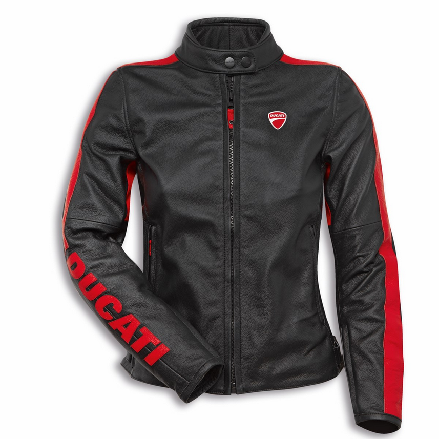 Blouson cuir femme Ducati Dainese Company C4 réf 9810752
