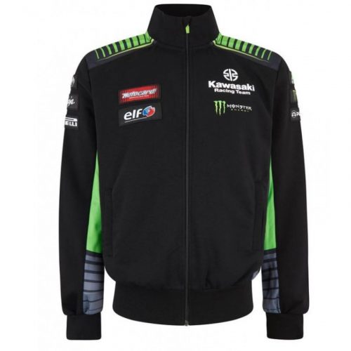 sweat zippé kawasaki sbk monster energy