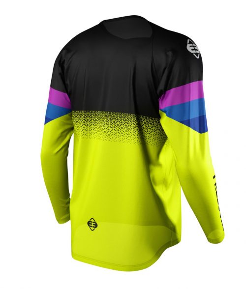 Maillot cross enfant Freegun by Shot 2022 Devo Attack - Jaune Fluo – Image 2