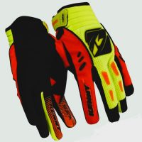 GANTS KENNY TRACK ORANGE/JAUNE FLUO