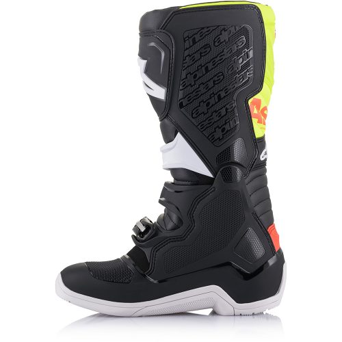 ALPINESTARS - Bottes Tech 5 Noir / Jaune fluo / Rouge fluo – Image 4