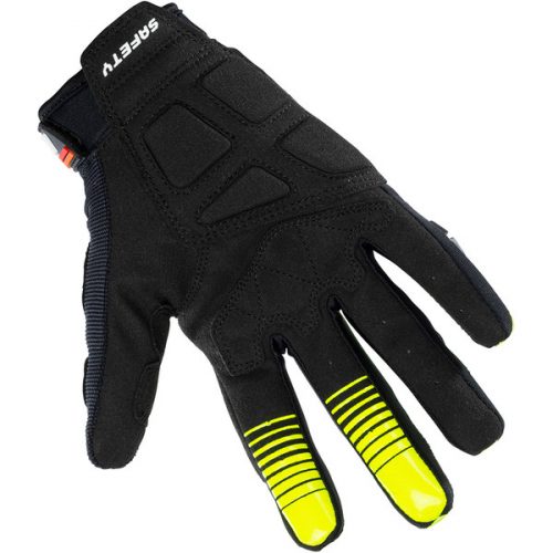 KENNY Gants Safety Noir Jaune fluo Orange – Image 2