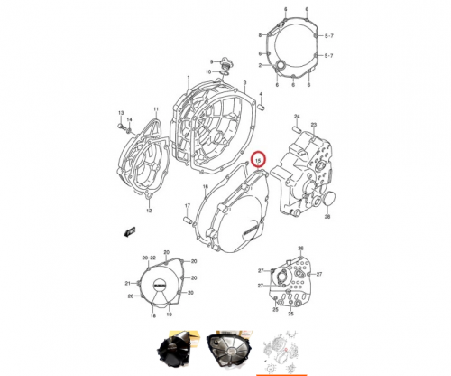 CARTER POUR SUZUKI BANDIT 650 2005 – Image 3