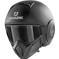 Casque Shark Street Drak Blank Noir KMA