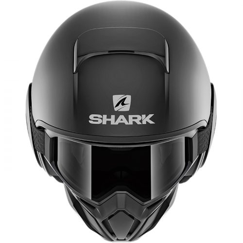 Casque Shark Street Drak Blank Noir KMA – Image 2
