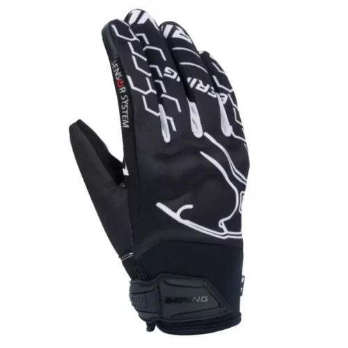 GANTS FEMME BERING LADY WALSHE NOIR BLANC 5
