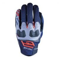 Gants textile Five TFX4 bleu/rouge XS