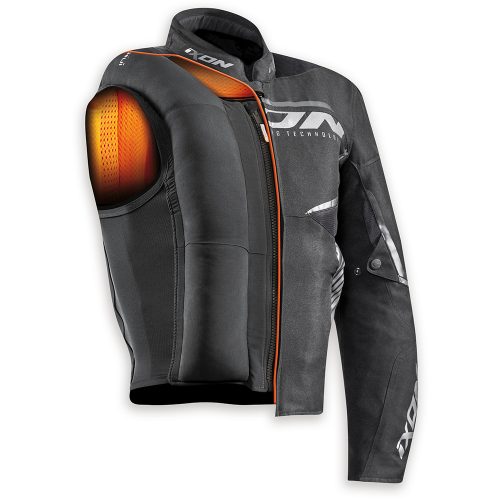 Ixon - Gilet Airbag IX-Airbag U03 Noir / Orange – Image 3