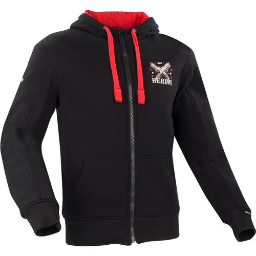 Bering - Sweat Hoodiz Noir / Rouge
