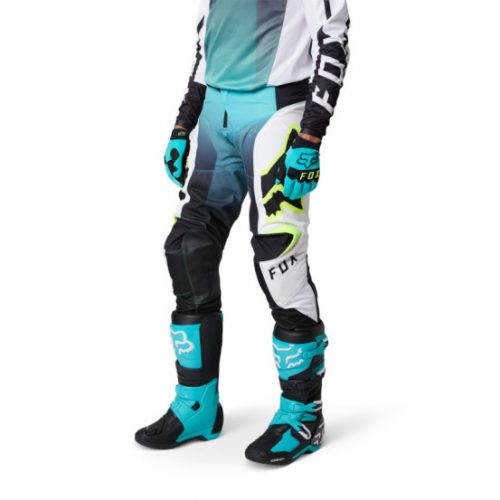 Pantalon cross Fox 2023 180 LEED - Turquoise TAILLE 28 – Image 2