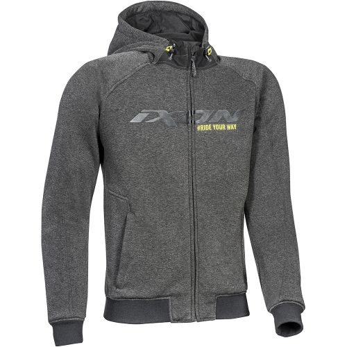 Ixon - Sweat Palermo Anthracite / Noir / Jaune fluo