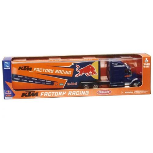 MINIATURE CAMION PETERBILT 387 TEAM KTM RED BULL 1:43 – Image 2