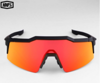 Lunettes 100% Speedcraft SL noires verre Hiper rouge