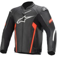 ALPINESTARS - Blouson Faster V2 Noir / Rouge fluo