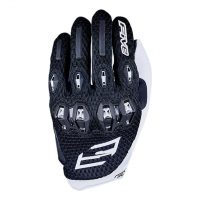 Gants textile Five Stunt Evo 2 Airflow noir/blanc