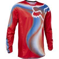 Maillot cross Fox 2023 180 TOXSYK - Rouge Fluo