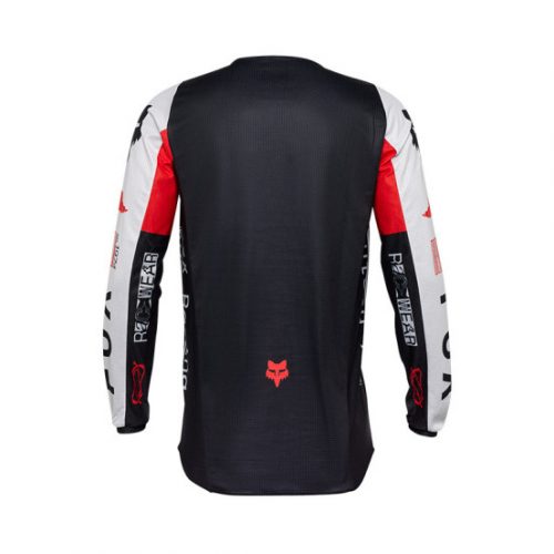 Maillot cross Fox 2025 180 Race Spec - Rouge Fluo – Image 4