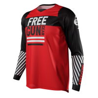 MAILLOT MOTO CROSS ENFANT FREEGUN - DANGER - RED