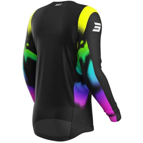 SHOT - Maillot Contact Nitro Noir / Jaune / Rose / Vert / Turquoise – Image 2