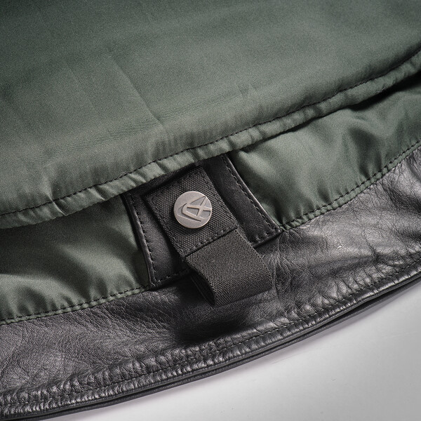 Blouson moto femme Ixon Cranky Lady Noir | Élégance, confort & sécurité en cuir souple – Image 3