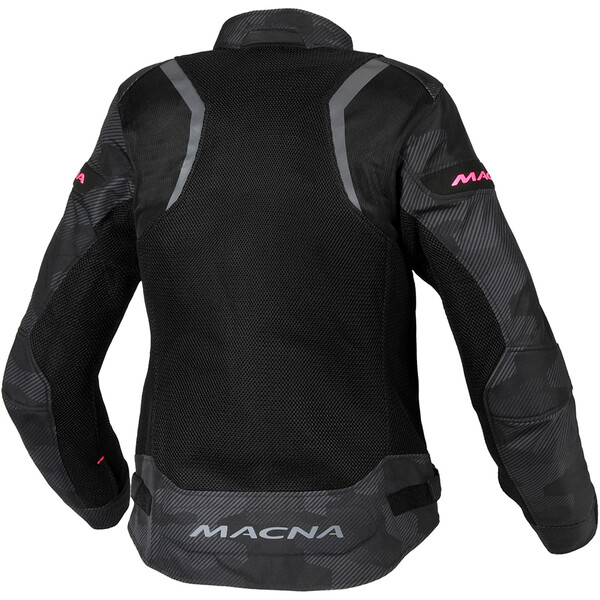 Blouson moto femme Macna Velotura Woman Noir / Camouflage Noir | Légèreté & ventilation été² – Image 2