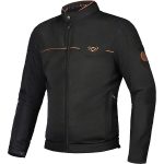 Blouson moto homme Ixon Cornet Noir Marron ventilé urbain CE