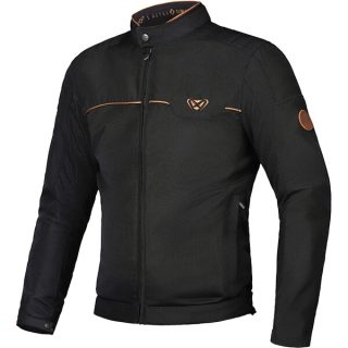 Blouson moto homme Ixon Cornet Noir Marron ventilé urbain CE