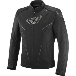 Blouson moto homme Ixon Prodigy Noir étanche textile CE toutes saisons