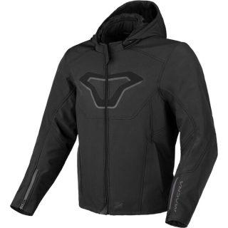 Blouson moto homme Macna Atracor Noir ventilé été CE RISC
