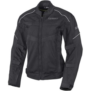 Blouson moto femme GMS Outback Lady noir respirant CE