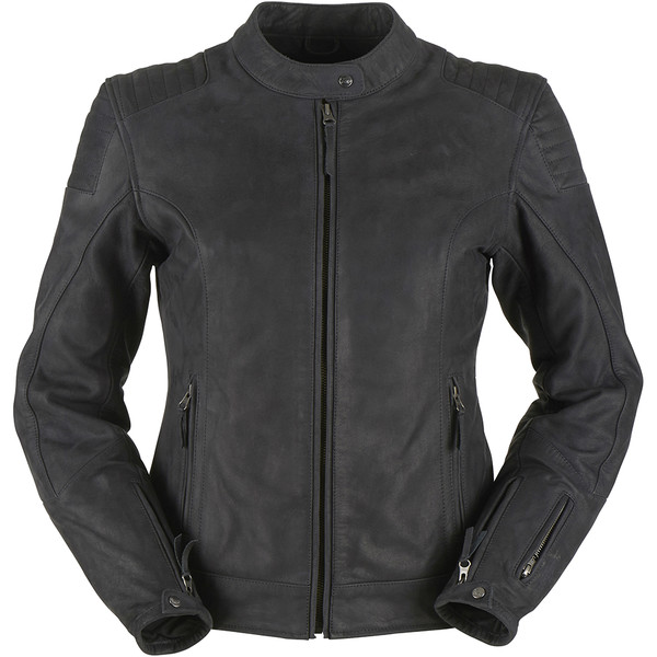 Blouson moto femme Furygan Debbie Lady Noir cuir D3O CE