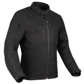 Blouson moto homme Bering Corpus Noir étanche textile CE toutes saisons
