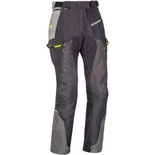 Pantalon moto femme Ixon Balder Lady noir gris jaune