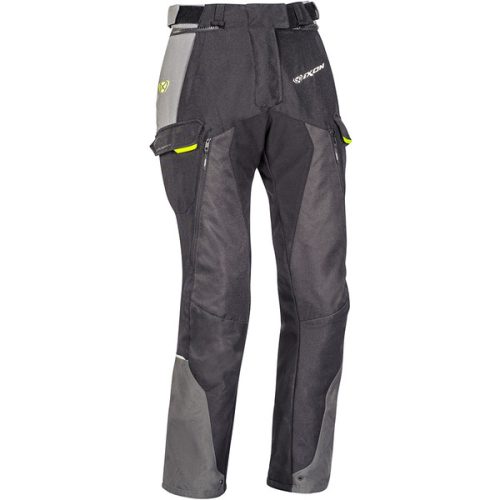 Pantalon moto femme Ixon Balder Lady noir gris jaune