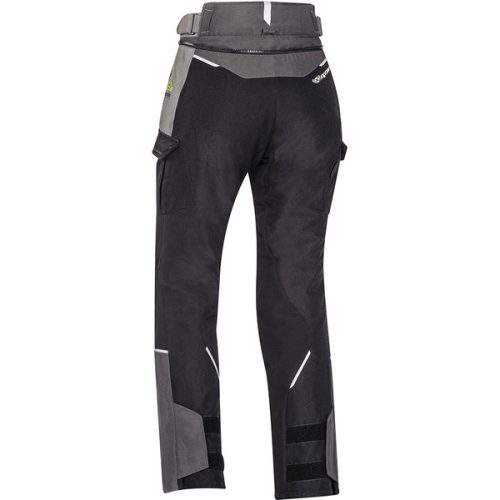Pantalon moto femme Ixon Balder Lady – Noir / Gris / Jaune | Confort, étanchéité & protection Touring – Image 2