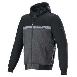 Sweat moto Alpinestars Chrome Street noir urbain CE
