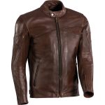 Blouson moto cuir homme Ixon Cranky Marron CE