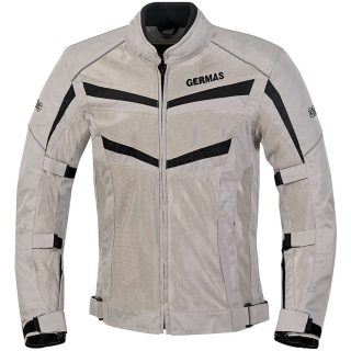 Blouson moto d'été GMS Outback Gris Noir CE