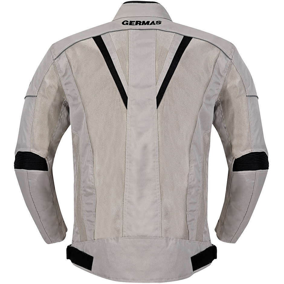 Blouson moto d'été GMS Outback Gris / Noir | Léger, ventilé & certifié CE – Image 2