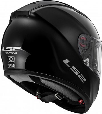 Casque intégral LS2 FF397 Vector HPFC Solid | Fibre composite, confort & technologie – Image 2