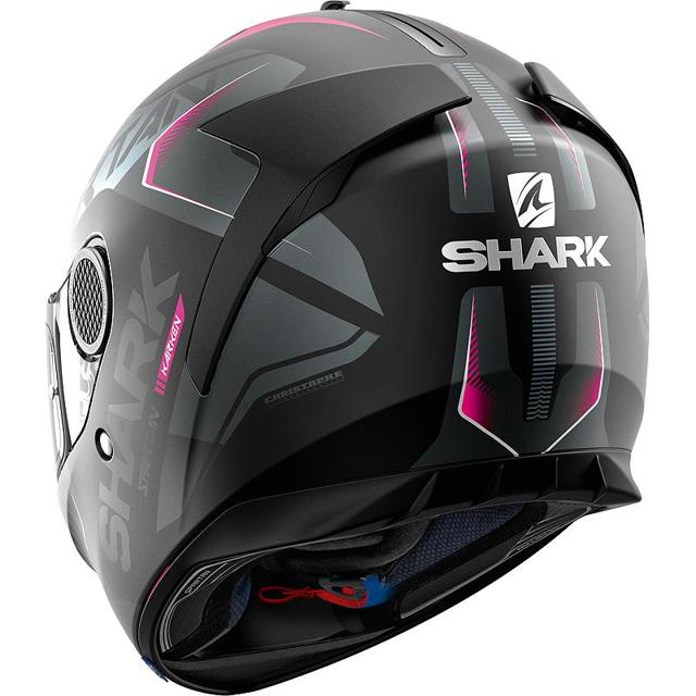 Casque Shark Spartan Karken Rose – Intégral Fibre – Image 2