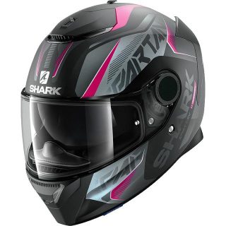 Casque Shark Spartan Karken rose – intégral fibre de verre