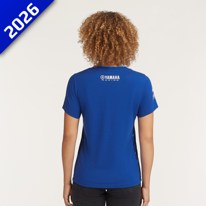 T-Shirt Femme Yamaha Oga Paddock Blue 2026 – Officiel Racing – Image 3