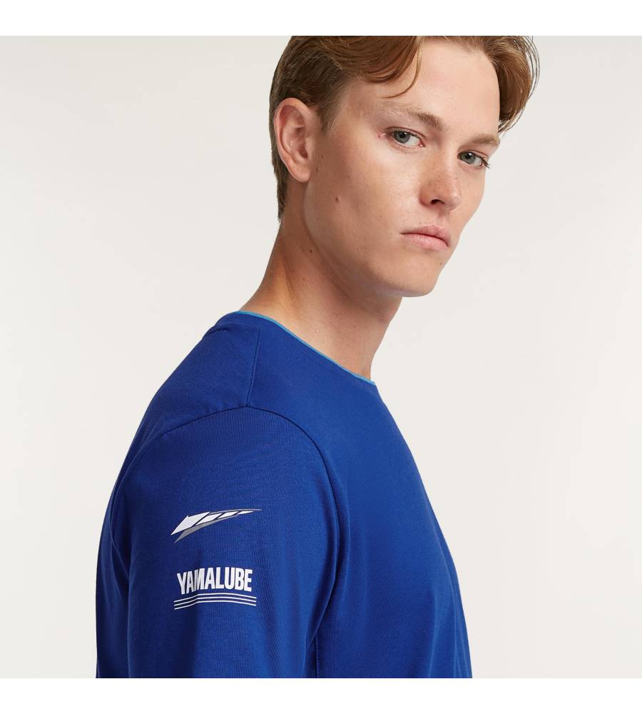 T-Shirt Yamaha Paddock Bleu 2026 Homme – Ely | Teamwear Officiel – Image 4