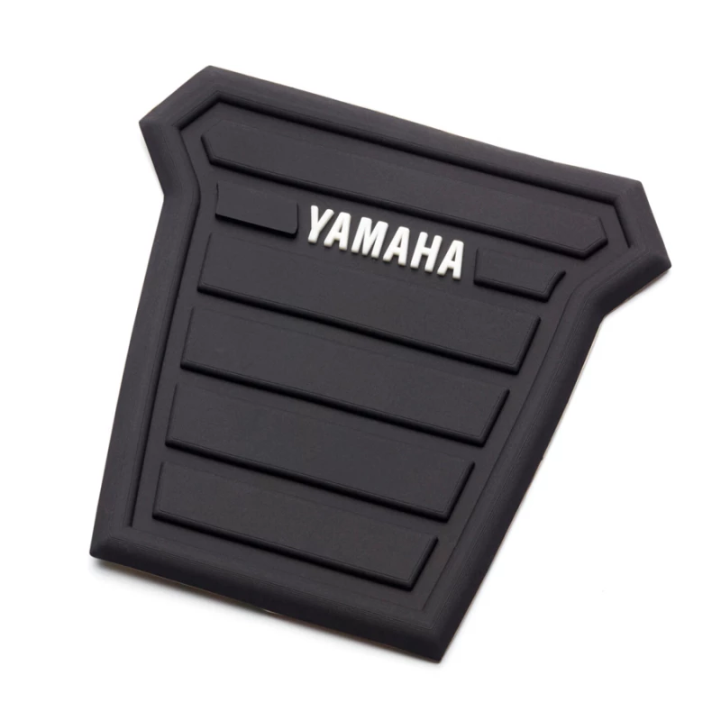 Pad de réservoir Yamaha NIKEN noir – protection caoutchouc officielle