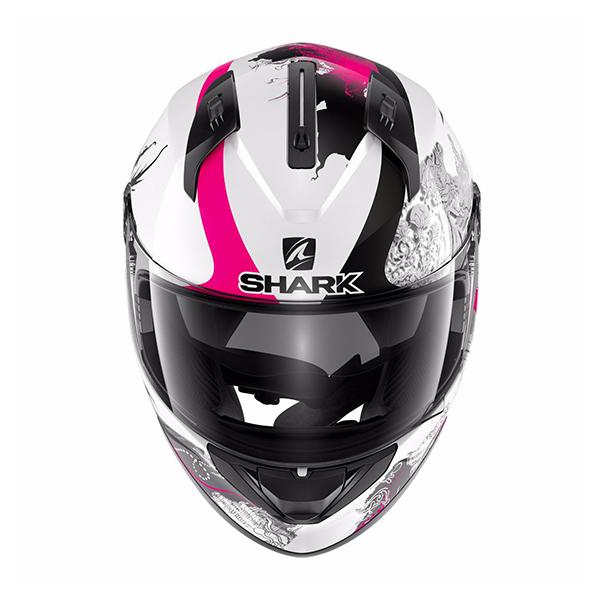 Casque Shark Ridill Spring Femme Blanc/Rose – Taille XS – Image 2