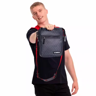 Sacoche Yamaha REVS 2025 Vienne – similicuir noir