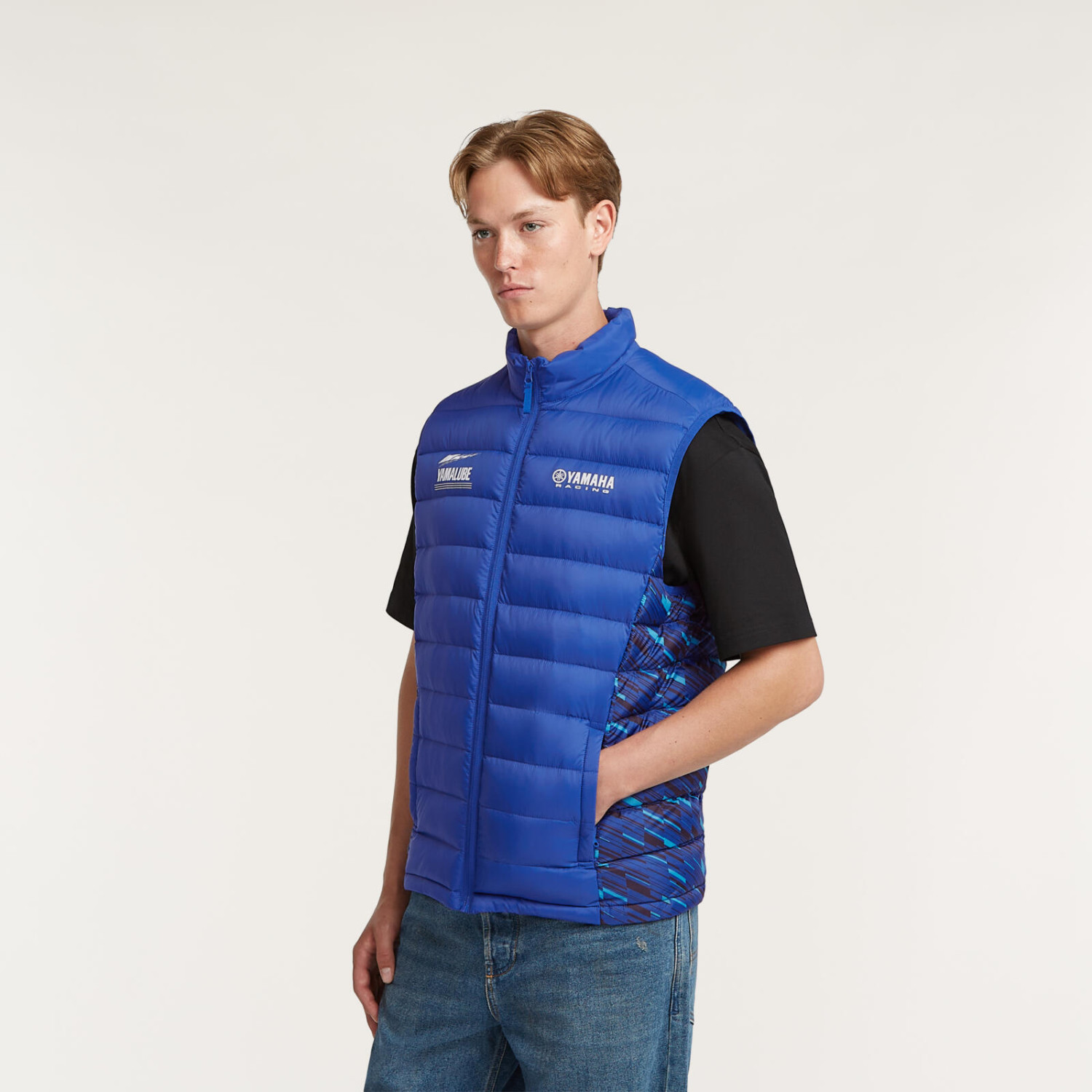 Bodywarmer Unisexe Yamaha Racing Bleu – Veste Sans Manches – Image 3