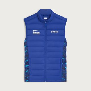 Bodywarmer Yamaha unisexe bleu – modèle sans manches